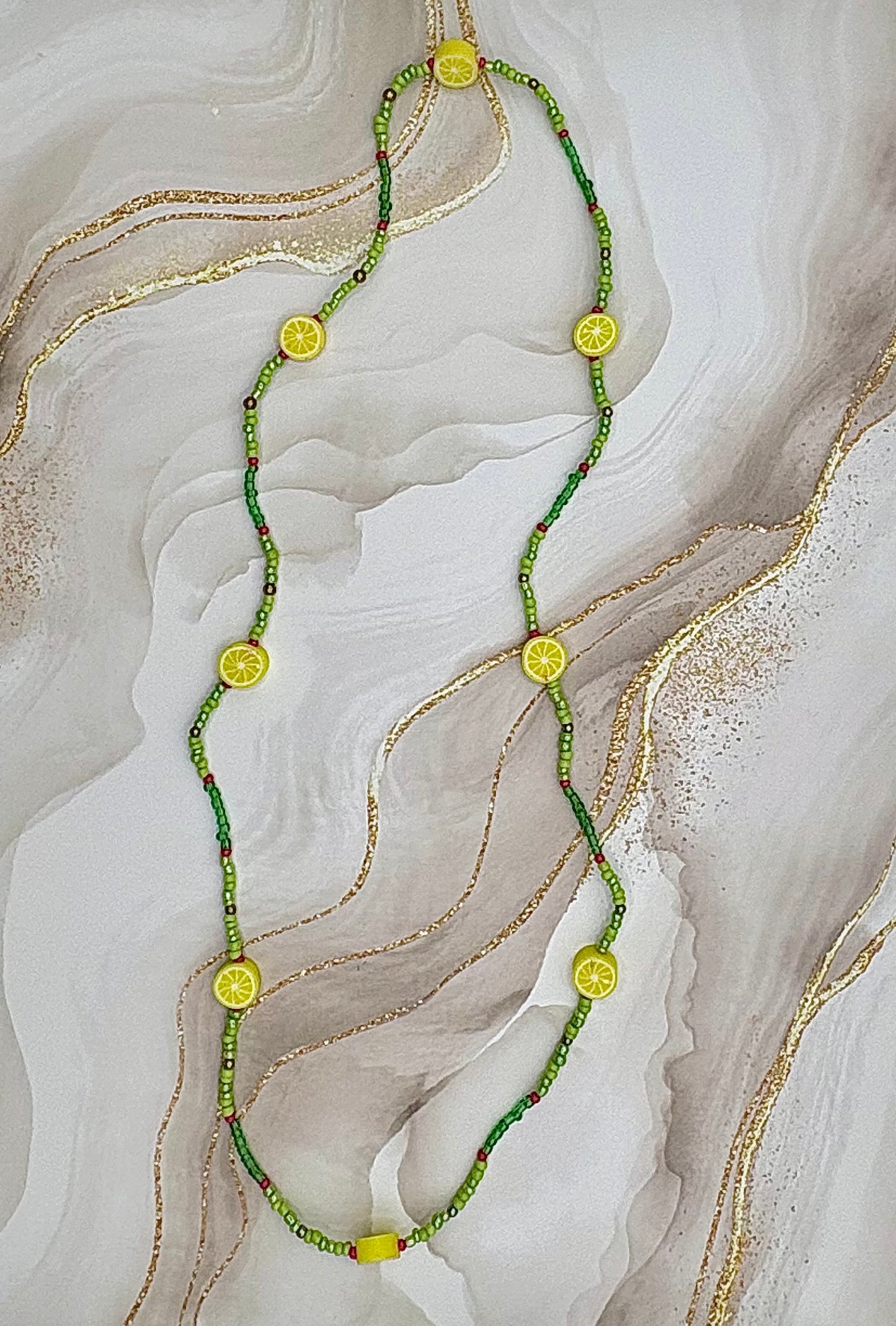 Lemon garden necklace